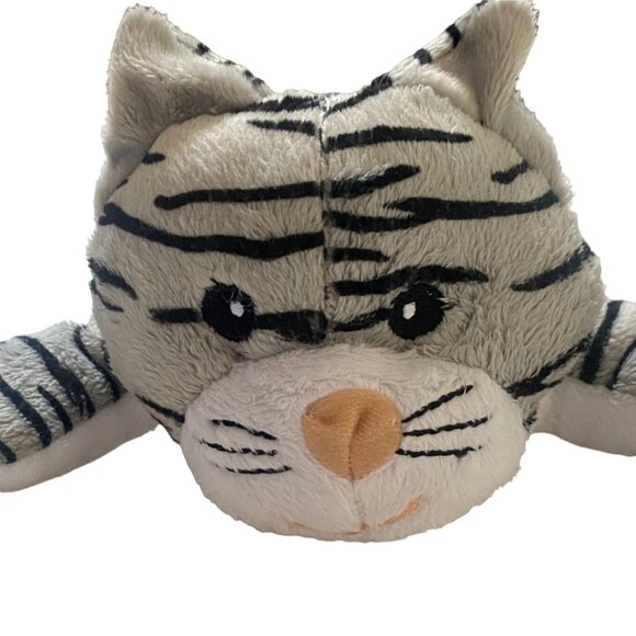 Melissa and Doug Cat Kitten Gray White Black Plush 9" Stuffed Animal Toy - Picture 4 of 5